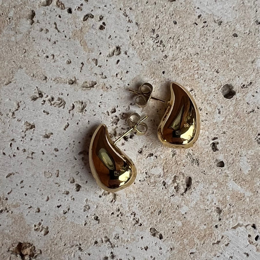 Tahlia Teardrop Small Studs in GOLD