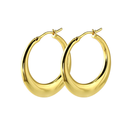 Ebe Hoops in GOLD