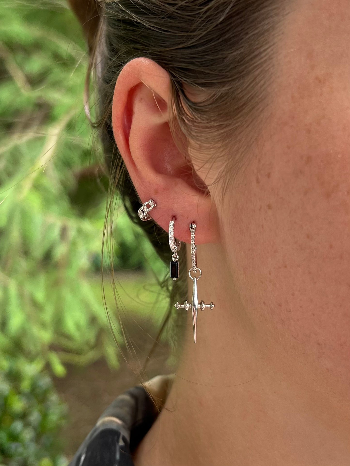 Bella Earrings in SILVER