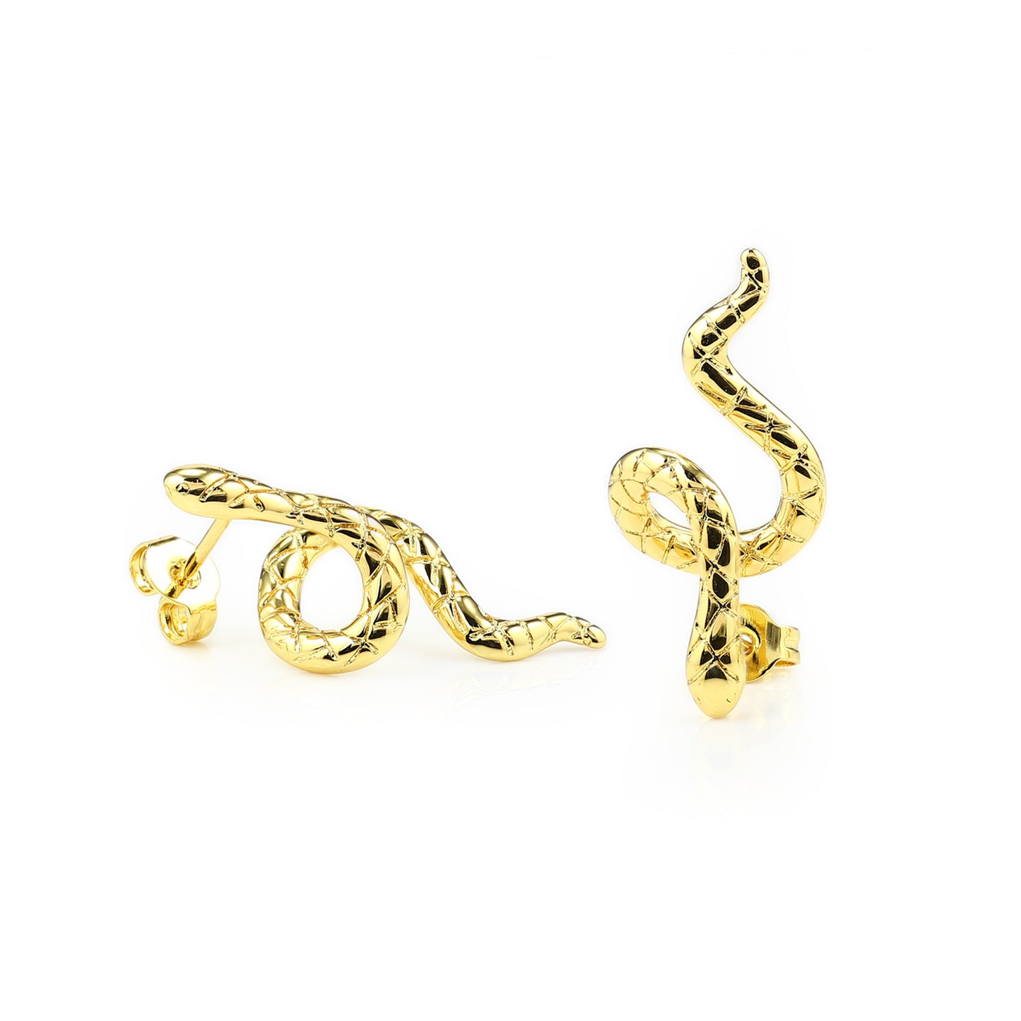 Serpenti Studs in GOLD