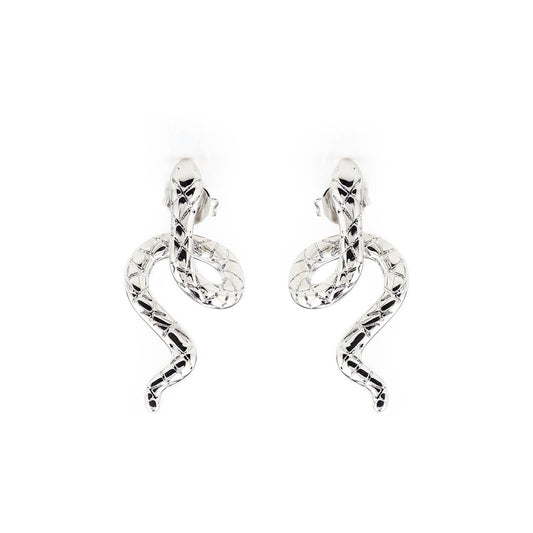 Serpenti Studs in SILVER